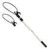 Boat Loop Extendable White Fiberglass Boat Pole with Flexible Std & XL Loops & Quick-Lock System - Selectable Pole Length with Rubber Guard for Docks - Marine Rope Hook & Line Handling Tool view 1