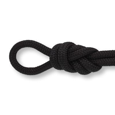 Montauk Rope 3/4'' Color Double Braid - Black - 100 Feet