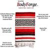$averPak BodyForge Authentic Mexican Falsa Yoga Blanket (Red/Black/White) view 2