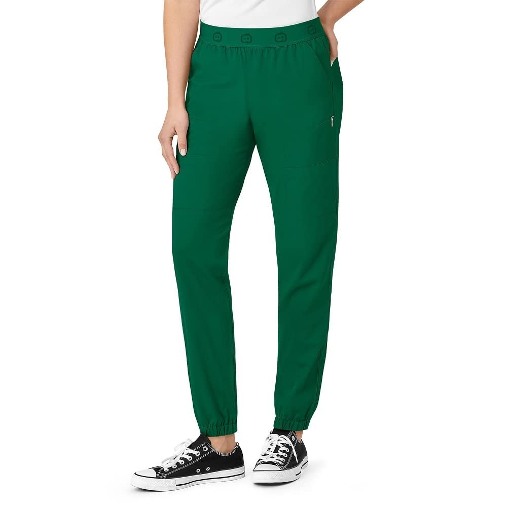 WonderWink Womens Slim Cargo Jogger Medical Scrubs Pants, Hunter, X-Small US