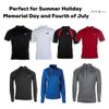 Farm Blue Mens Workout Zip Pullover-Thin Blue Line American Flag Logo (GRY-XL) view 2