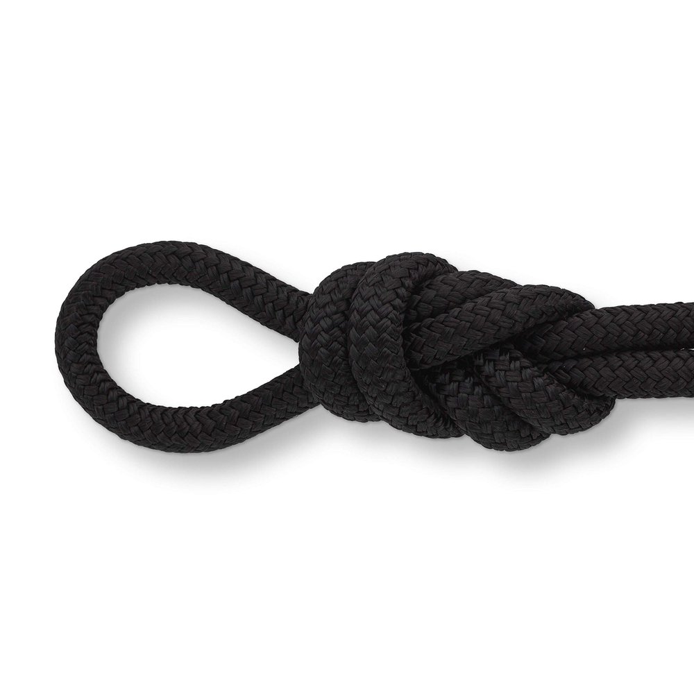 5/8'' Color Double Braid - Black - 50 ft.
