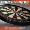 Franklin Sports Professional Grade A Staple Free Dartboard - Regulation Size Dartboard - 18" Inch Bristle Dartboard - Self Healing view 3