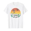 Sunshine And Coffee Retro Vacation Summer Quote Women Gift T-Shirt view 1