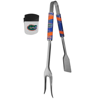 Siskiyou Sports NCAA Florida Gators Unisex 3 in 1 BBQ Tool and Chip Clip, Team Colors, One Size