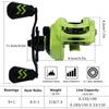 Sougayilang Baitcasting Reels, 8:1 Gear Ratio Fishing Reel with Magnetic Braking System Casting Reel, 9 + 1 Ball Bearings Super Smooth Anti-Corrosion Baitcaster Reel-Right Hand(Green) view 3