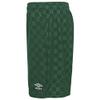Umbro Checkered Short, Forest Green, Youth XL view 2