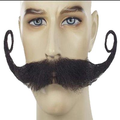 Lacey Wigs Giant Mustache Black