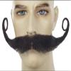 Lacey Wigs Giant Mustache Black view 1