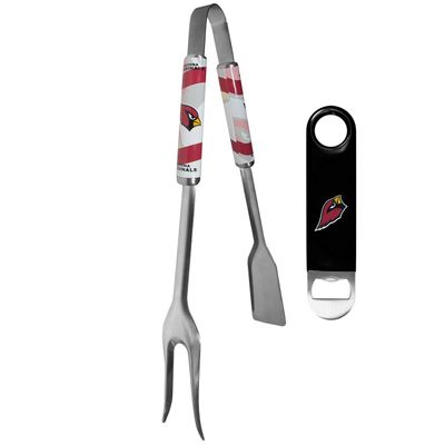 Siskiyou Sports NFL Arizona Cardinals Unisex 3 in 1 BBQ Tool and Bottle Opener, Team Colors, One Size