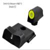 DXT2 Big Dot w/Yellow Front Sight - Tritium Front & Rear Night Sights fits: S&W M&P 9 Shield EZ view 2