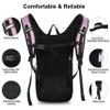 Mothybot Hydration Backpack Pack, Water Backpack 20L Capacities Included 2L Hydration Bladder, Festival Essential - Rave Hydration Pack Hydropack Hydro for Hiking, Running, Biking, Festival Gear view 2