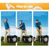 ASENVER Golf Swing Impact Trainer Bag Golf Power Smash Bag (Black- Target Pattern) view 3