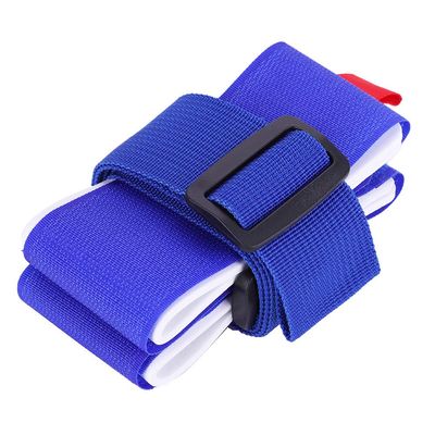 Wide Strap Ski Strap, Ski Shoulder Carrier, Adjustable Buckle for Ski Boards Poles Conveniently(10.00 * 10.00 * 10.00cm-blue)