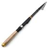 None Branded 1.8m2.1m2.4m2.7m3.0m Multifunction Spinning Rod Carbon Fishing Fish Pole Telescopic Travel Fishing Rod Ultrashort Fishing Tackle (Cork handle1.8 m) view 1