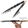 None Branded 1.8m2.1m2.4m2.7m3.0m Multifunction Spinning Rod Carbon Fishing Fish Pole Telescopic Travel Fishing Rod Ultrashort Fishing Tackle (Cork handle1.8 m) view 2