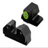 XS SIGHTS R3D Tritium Night Sight Green for Canik TP9 SF, SFX, SF Elite, & SC (Will Not fit The SFX Rival Series or Mete Series), Front and Rear Glow in The Dark Tritium for Tactical Applications view 1