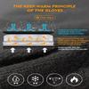 TRENDOUX Gloves for Men, Skiing Snowboard Hiking Outdoor Warm Work Women Windproof Cuff Cold Weather, Fleece Lining, Bike Motorcycle Running Snow (Black XL) view 3