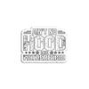 Mens Aint No Hood Like Fatherhood New Dad Fathers Day - Sticker Graphic - Auto, Wall, Laptop, Cell, Truck Sticker for Windows, Cars, Trucks view 1