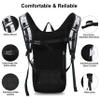 Mothybot Hydration Backpack Pack, Water Backpack 20L Capacities Included 2L Hydration Bladder, Festival Essential - Rave Hydration Pack Hydropack Hydro for Hiking, Running, Biking, Festival Gear view 2