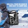 AUMTISC Ski Boot Bag, Ski Boot Backpack Travel, Snowboard Boots and Helmet Bags for Skiing, Snowboarding boot backpack for Flying Air Gloves Jacket Goggles view 2