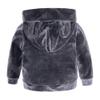 MYGBCPJS Boys Girls Cute 3D Ear Outfits Set Kids Hooded Fleece Pullover + Pants Gray view 2