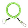 Mini Skater 1Pcs Fishing Coil Lanyard Retractable Plastic Safe Rope Steel Wire Inside Pole Fish Securing Tools for Fishing Pliers, Kayak, Surfing, Boating and Wading (Green) view 1