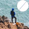 Mini Skater 1Pcs Fishing Coil Lanyard Retractable Plastic Safe Rope Steel Wire Inside Pole Fish Securing Tools for Fishing Pliers, Kayak, Surfing, Boating and Wading (Blue) view 4