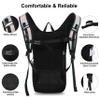 Mothybot Hydration Backpack Pack, Water Backpack 20L Capacities Included 2L Hydration Bladder, Festival Essential - Rave Hydration Pack Hydropack Hydro for Hiking, Running, Biking, Festival Gear view 2