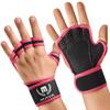 MAVA Open Gym Gloves for Men & Women; Padded Weight Lifting Gloves with Wrist Support for Comfort, Protection; Strong-Grip Fingerless Design for Men & Women; Anti-Sweat Gym Accessories view 1