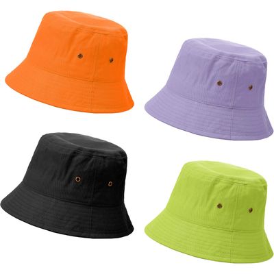 4 Pieces Bucket Hat Sun Hat Packable Travel Hat Beach Fishing Hat for Men Women(Large)