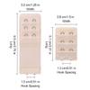 Akstore 6 Pieces Women's Soft Comfortable Elastic Bra Extenders Bra Extension Strap 2 Hook 3 Row Lady's Bra Extender Bra Band (Multicolors+NoElastic) view 2