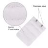 Akstore 6 Pieces Women's Soft Comfortable Elastic Bra Extenders Bra Extension Strap 2 Hook 3 Row Lady's Bra Extender Bra Band (Multicolors+NoElastic) view 3
