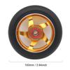 2Pcs 100 mm Pro Stunt Scooter Wheels with Abec 9 Bearings for MGP/Razor/Lucky/Envy/Vokul Pro Scooters Replacement Wheels (Gold) view 2