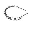 ACCESSHER Light Weighted Trendy Black Colour Metallic Zig Zag Hair Band/Head Band/Hair Accessories With Tight Grips For Women Pack Of 1 view 2