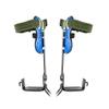 DYRABREST Tree Climbing Spikes Adjustable Climbing Tool Blue Stainless Steel 2 Gears Set Adjustable Lanyard Rope Rescue Belt view 1