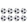 RiToEasysports 8Pcs Mini Table Soccer Foosballs Replacement Black and White Soccer Balls Table Game Machine Accessory 32mm view 1