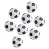 RiToEasysports 8Pcs Mini Table Soccer Foosballs Replacement Black and White Soccer Balls Table Game Machine Accessory 32mm view 2