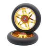 2PCS Replacement 110mm Pro Scooter Wheel with Abec 9 Bearings Fit for MGP/Razor/Lucky Pro Scooters (Gold) view 1