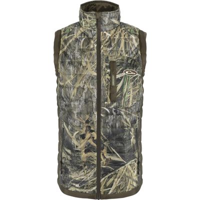 Drake DW1061-022T-5 MST Two-Tone Synthetic Pac Vest Shadowgrass Habitat 2Xlarge