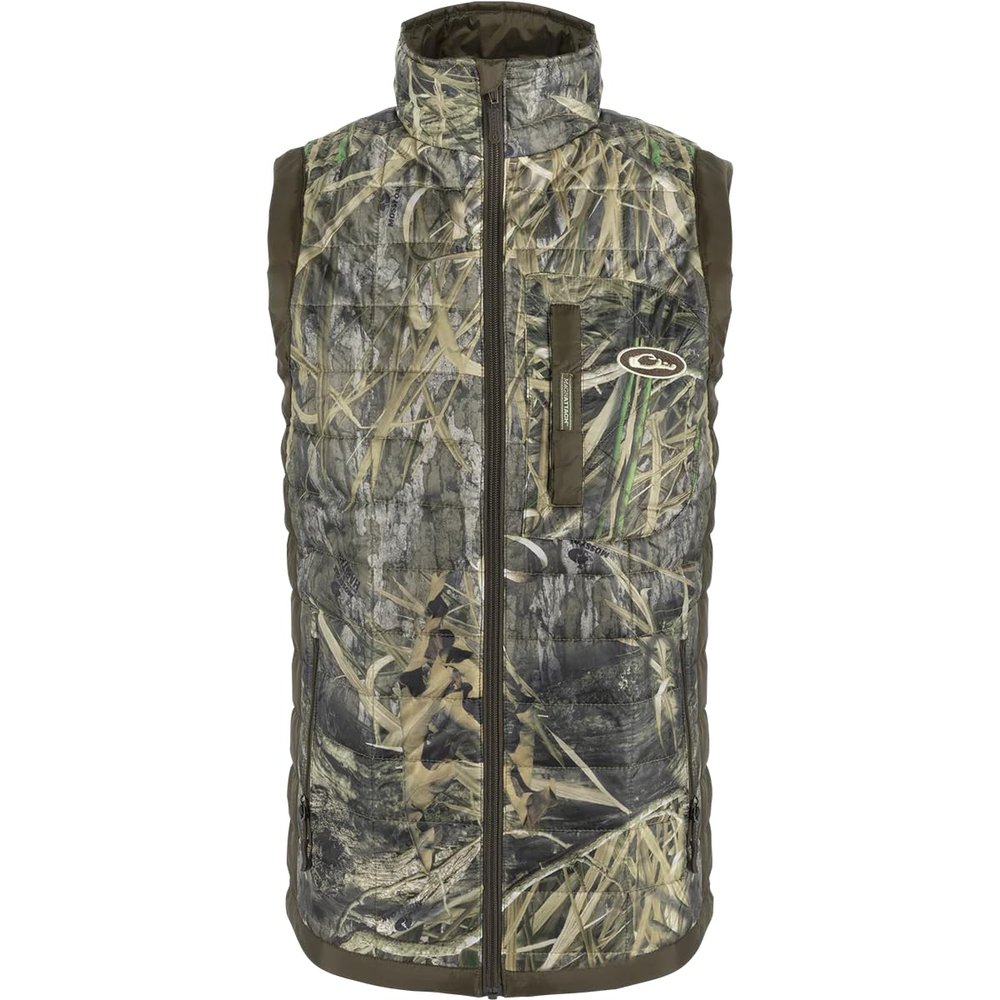 Drake DW1061-022T-5 MST Two-Tone Synthetic Pac Vest Shadowgrass Habitat 2Xlarge