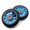 Z-FIRST 2PCS Replacement 110mm Pro Scooter Wheel with ABEC 9 Bearings Fit for MGP/Razor/Lucky Pro Scooters (Blue) view 4