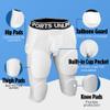 Sports Unlimited Omaha 7 Pad Integrated Adult Football Girdle for Men, Football Girdles with Pads view 4