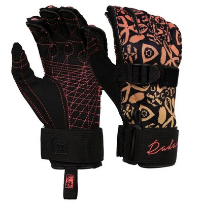 Radar Lyric Women's Inside-Out Waterski Glove - Coral Fade - XXS
