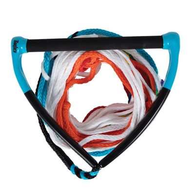Radar Control Pkg Waterski Rope, 13 in. Team Std Handle w/8-Sect. Mainline, Blue/Black