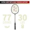Yonex Nanoray 70 Light Badminton Racquet (NR 70 Light Black) view 3