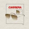 Carrera CA1016/S 0J5G 64MM Gold/Black/Brown/Green Square Sunglasses for Men for Women +BUNDLE with ACCESSORY EYEWEAR KIT view 2