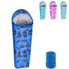 KidzAdventure Mummy Style 32  59F Kids Sleeping Bag with Pillow Sleeve, 4 Season, Lightweight and Backpacking Style, Ideal for Camping, Sleepover, Boys, Girls, Youth and Toddlers  Adventure Youth view 1