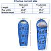 KidzAdventure Mummy Style 32  59F Kids Sleeping Bag with Pillow Sleeve, 4 Season, Lightweight and Backpacking Style, Ideal for Camping, Sleepover, Boys, Girls, Youth and Toddlers  Adventure Youth view 2