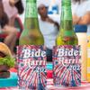 Biden Harris 2024 Can Cooler Set, Red, White and Blue Tie Dye, Set of (12) view 3